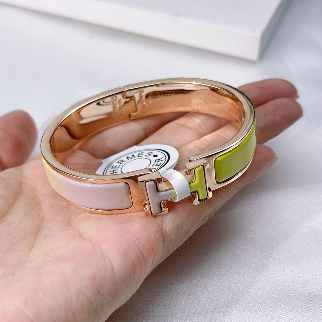 18K Clic Hermes Multicolour Bracelet