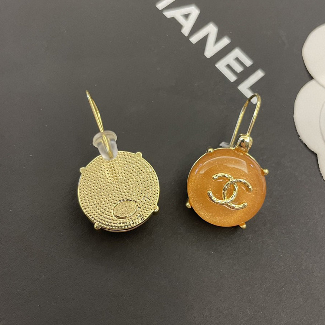 18K  Chanel Crystals Earrings