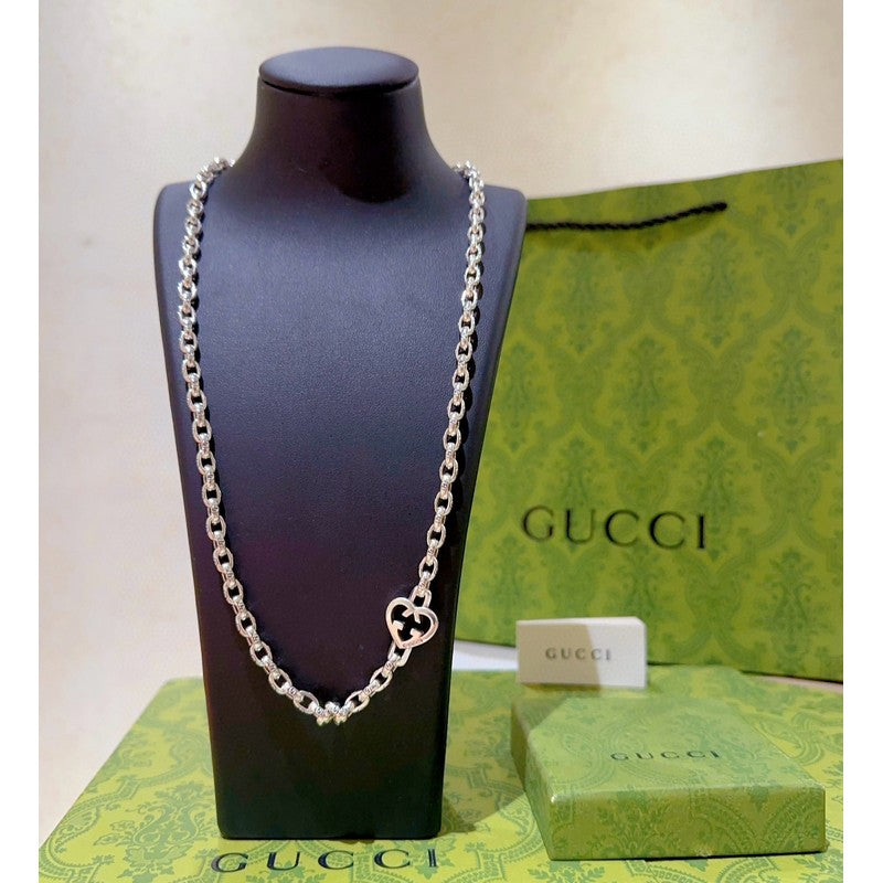 18K Double Gucci Classic Chain Necklace