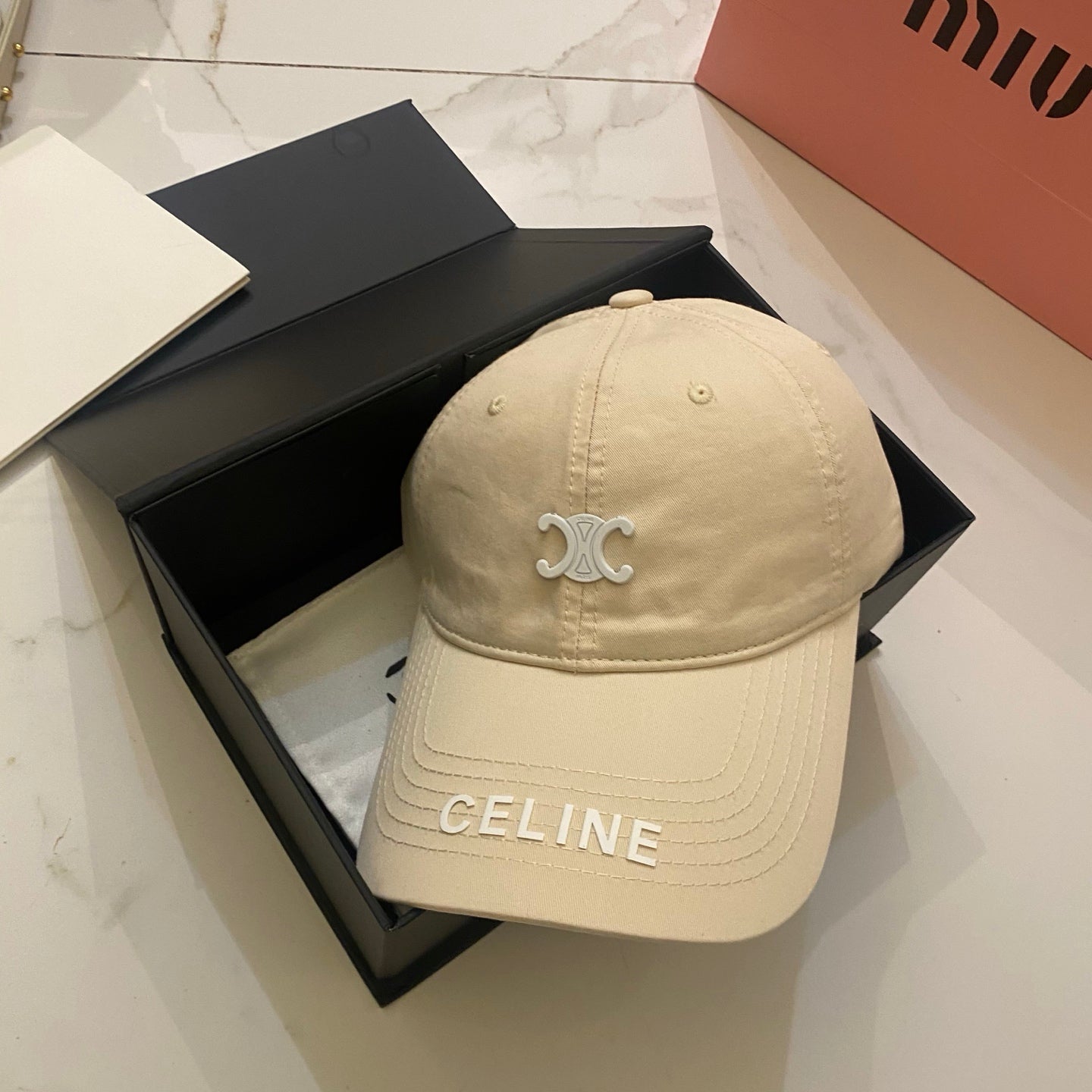CELINE Baseball Cap in Dopamine Color Scheme