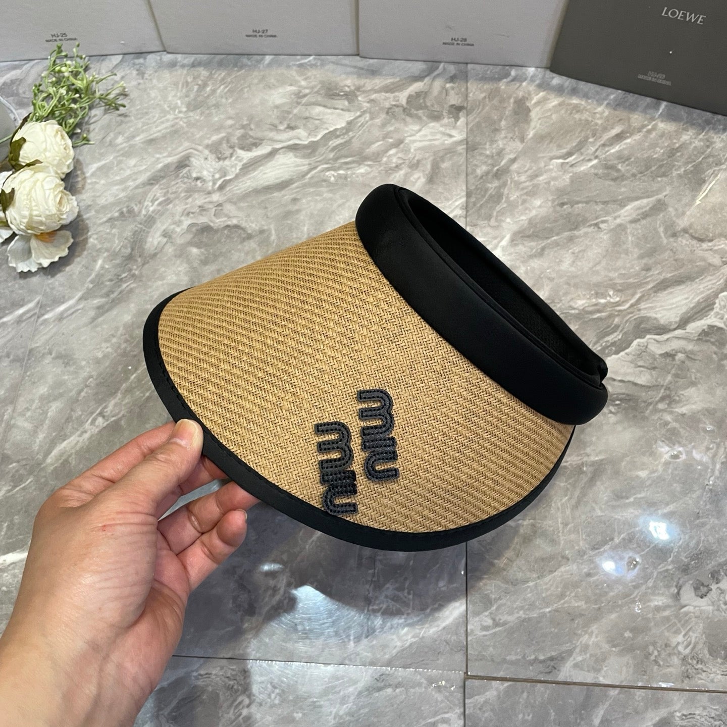 MiuMiu Open-top sun hat